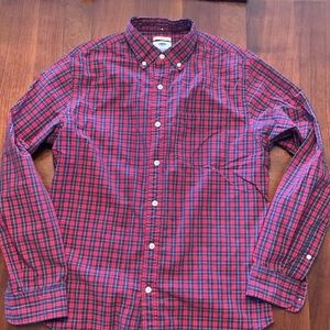 Red/blue check Old Navy plaid